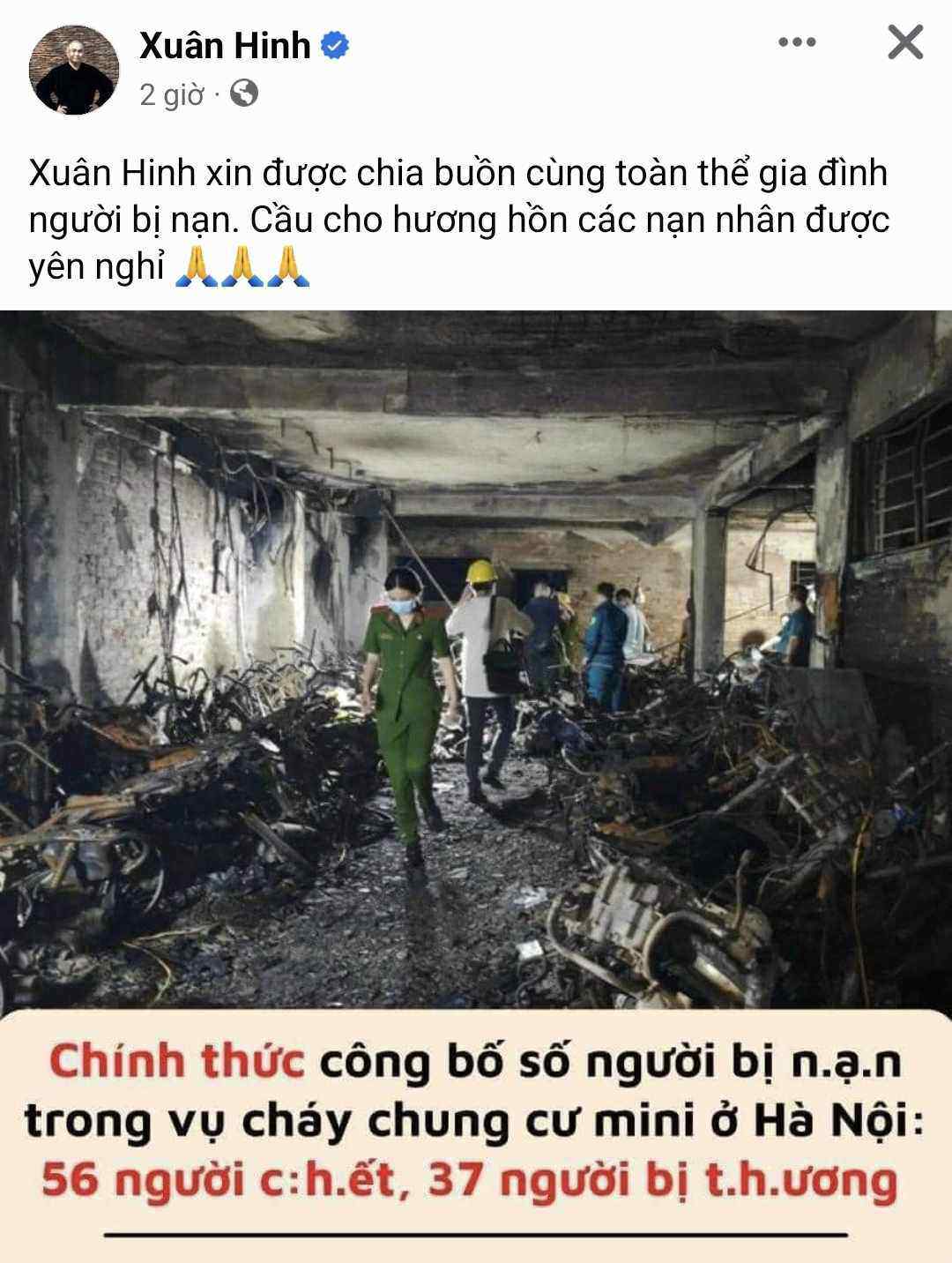 Sao Việt thức trắng đêm tìm tung tích người quen trong vụ cháy chung cư mini - 6